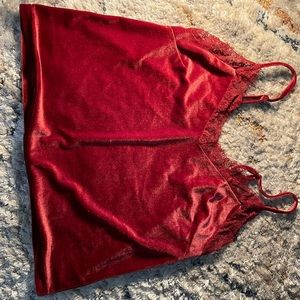 Forever21 velvet tank top